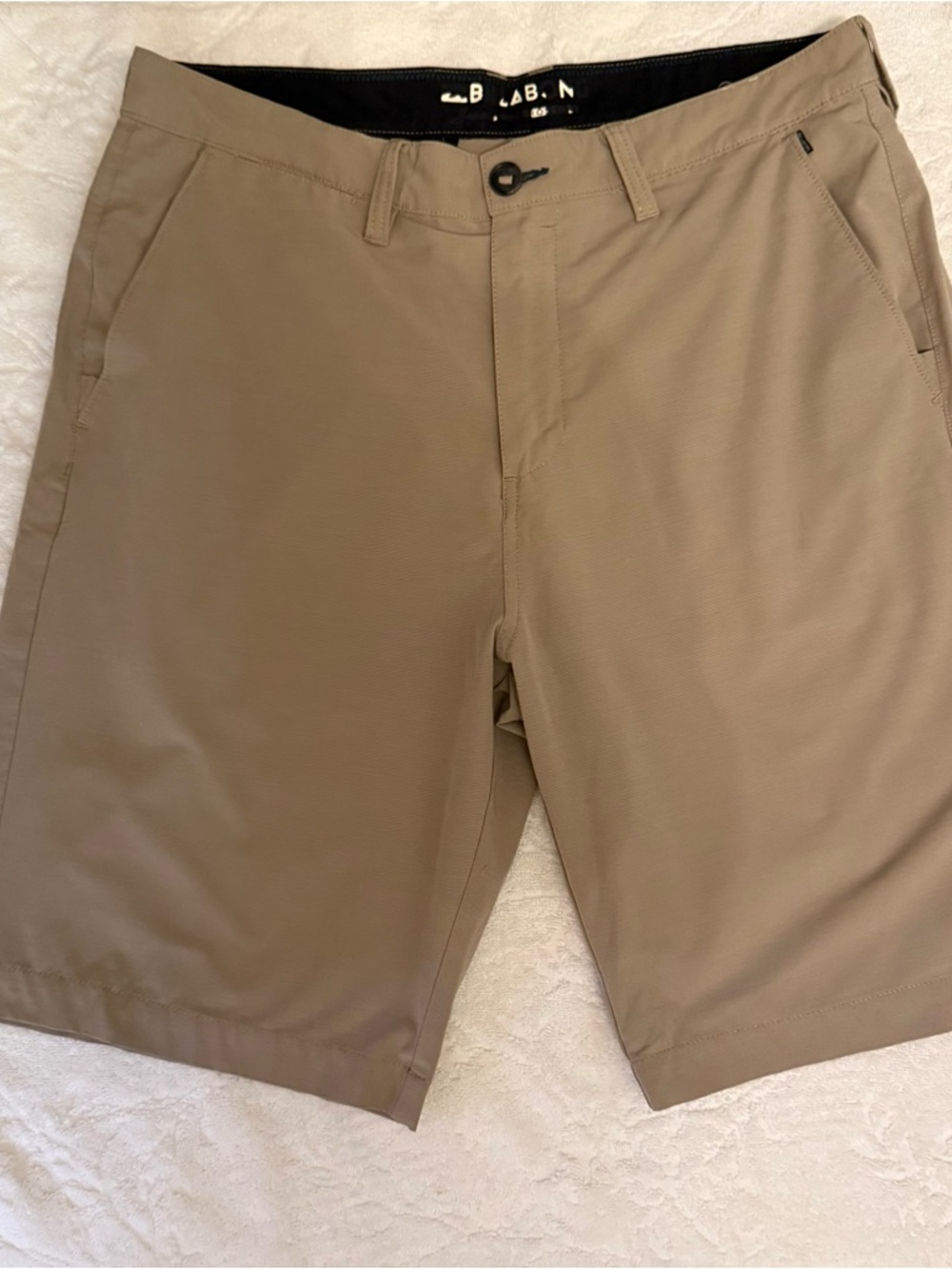 Billabong Men's Flat Front Shorts in Tan